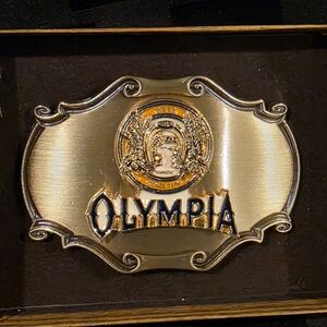 VTG Olympia Beer Belt Buckle Brass/Metal Raintree/Limited Edition 1980